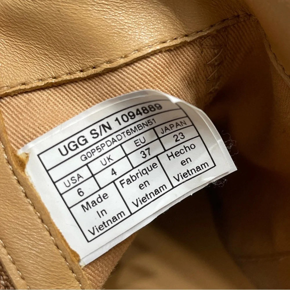 UGG Aureo II Suede Ankle Boot Booties Chestnut/Tan | Women's Size 6 - Picture 4 of 14